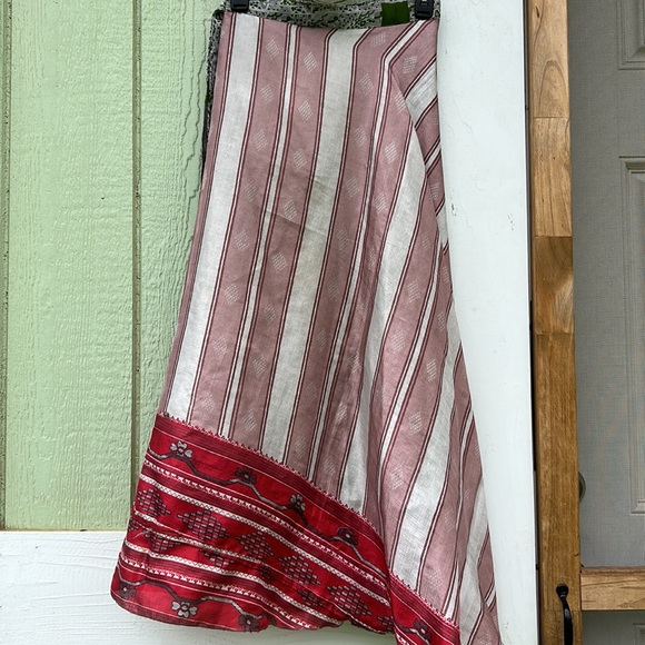 Reversible Flowy Gypsy Maxi Skirt, OS - Picture 10 of 12